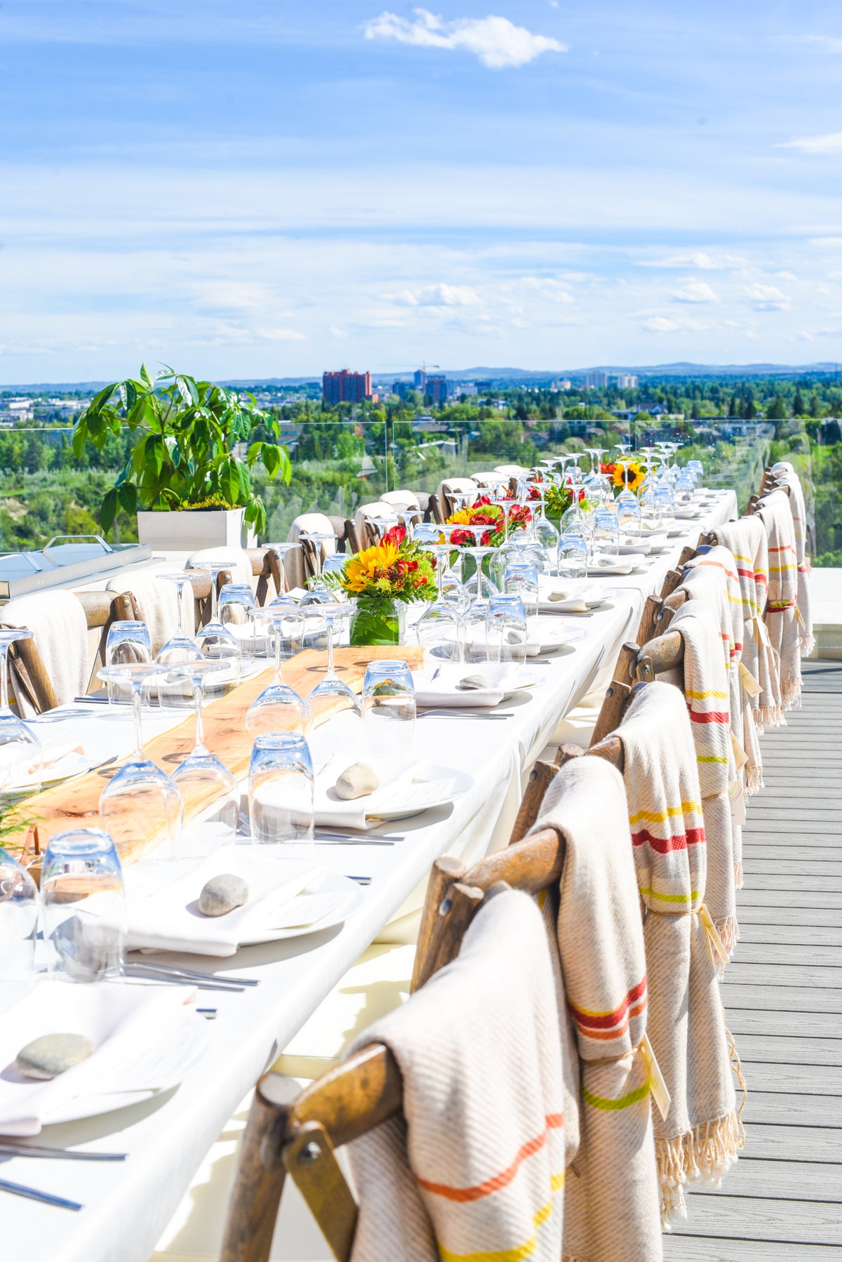 Corporate event catering buffet