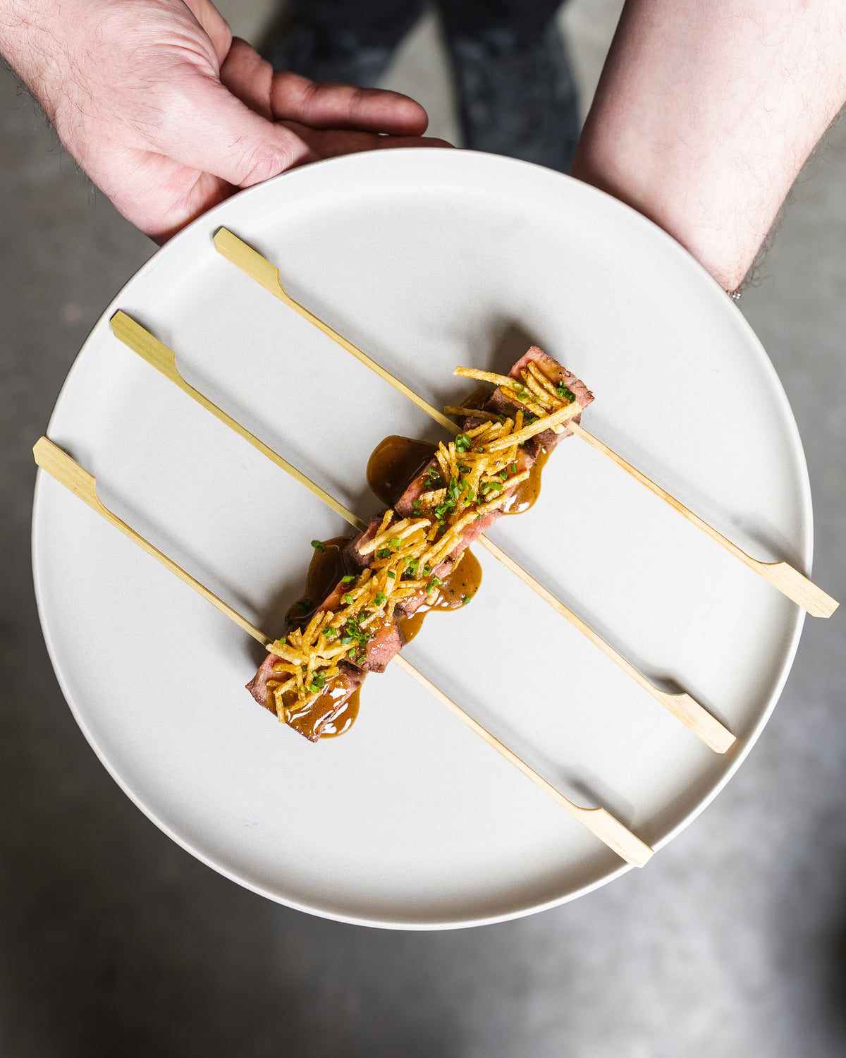 seared Alberta Beef with an asian marinade